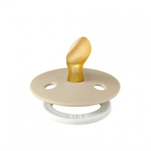 Пустышка латексная ночная BIBS Colour Glow Latex Anatomical-Vanilla 4