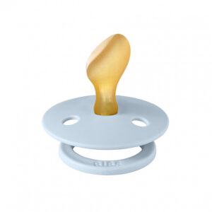 Пустышка латексная BIBS Colour Latex Anatomical Baby Blue 6+ мес. 4