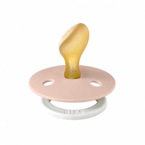 211256_BIBS_COLOUR_Ana_Latex_BlushGlow_1 Пустышка латексная ночная BIBS Colour Glow Anatomical-Blush,6+ мес. 2