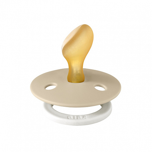 Пустышка латексная ночная Latex BIBS Colour Glow Anatomical-Vanilla,6+ мес. 2