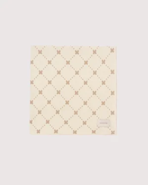 Плед детский Loomknits бежевый ромбик LW24 7