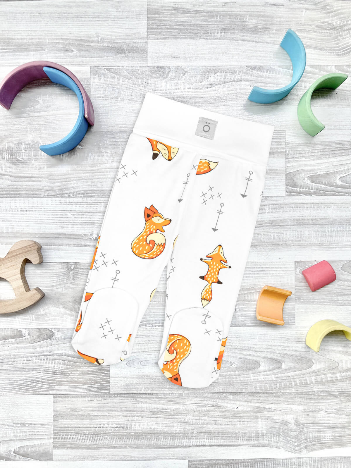 1556249_СОВ Ползунки mjolk на широком поясе (Лисички) 1