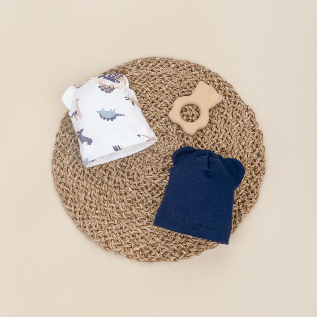 Шапочка легкая с отворотом и ушками Швейная Династия, 2 шт/уп 1