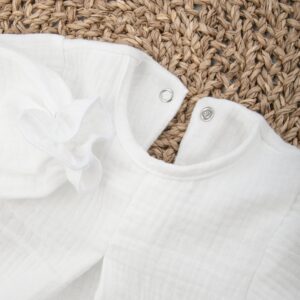 Муслиновая пижама с длинным рукавом для девочки Швейная Династия "Муслин" 12