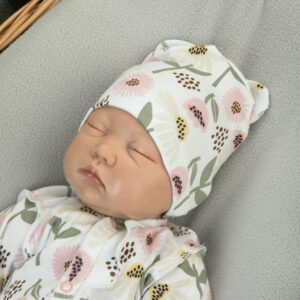 Шапочка легкая с отворотом и ушками Швейная Династия, 3 шт/уп 8