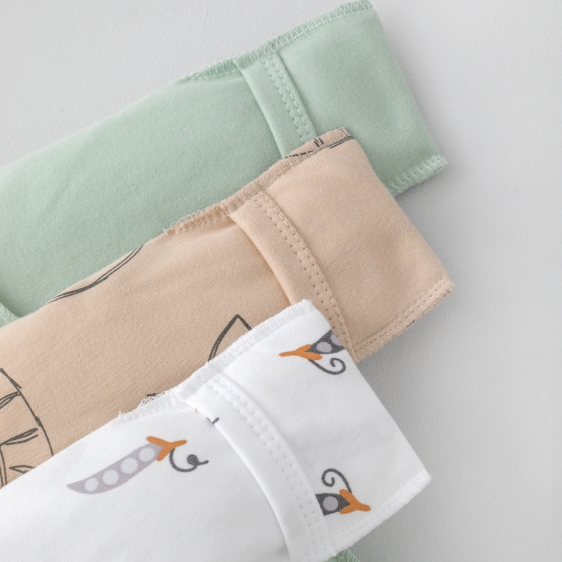 Комбинезон слип Швейная Династия "Крошки Горошки ", 3 шт/уп 4