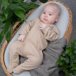 Комбинезон слип на молнии Швейная Династия "Капучино", 2 шт/уп 17