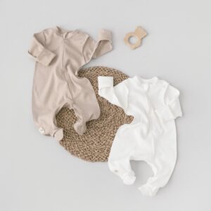 Комбинезон слип на молнии Швейная Династия "Капучино", 2 шт/уп 13