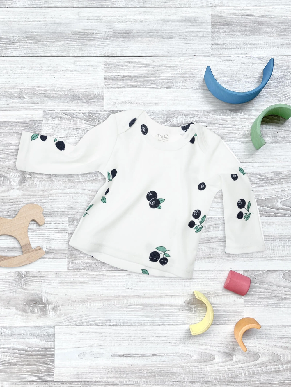 Футболка с длинным рукавом Mjolk Голубика 1