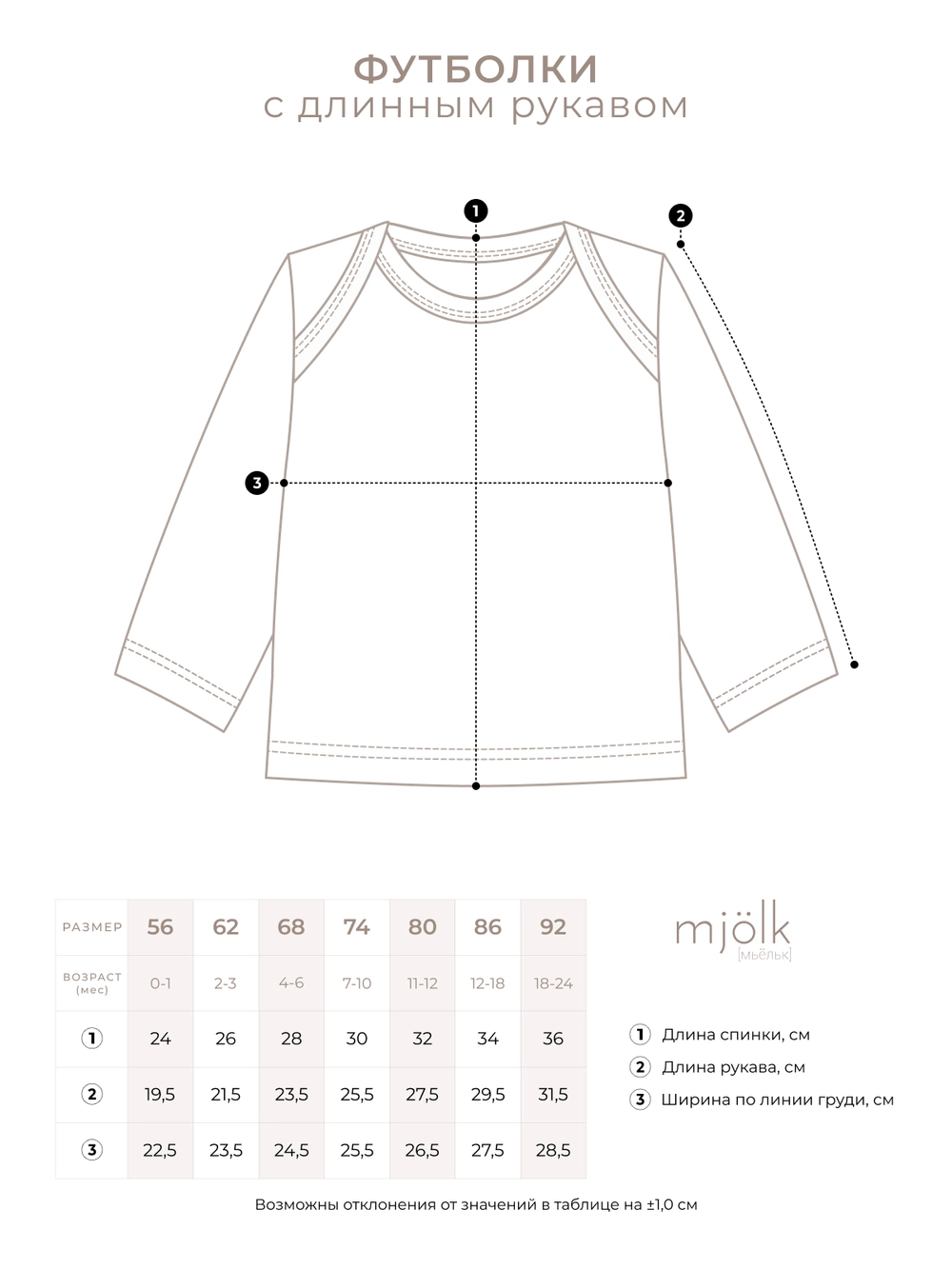 Футболка с длинным рукавом Mjolk Голубика 4