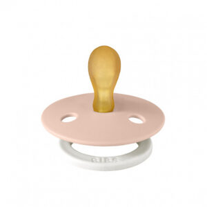 Пустышка латексная ночная BIBS Colour Glow Symmetrical Blush 0+ мес. 9