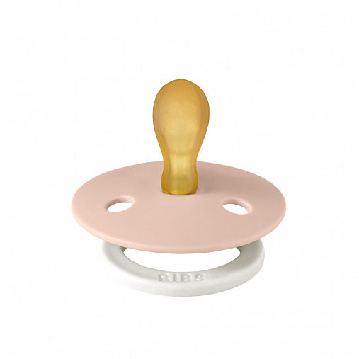 Пустышка латексная ночная BIBS Colour Glow Symmetrical Blush 0+ мес. 4