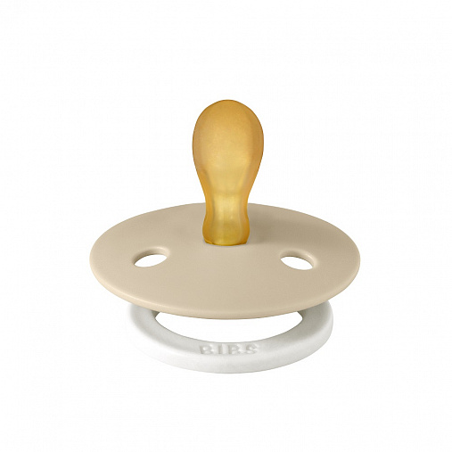 Пустышка латексная ночная BIBS Colour Glow Symmetrical Vanilla 0+ мес. 5