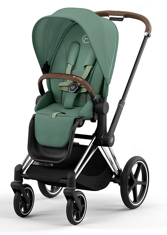 23848_3_oe4 Коляска 2 в 1 Cybex Priam IV Leaf Green рама Chrome Brown 4