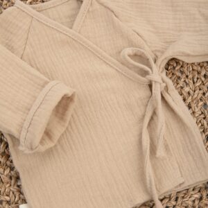 6658314303_optsite208b23b2-e10a-11ee-8617-ec30dbc7644c Пижама летняя для новорожденного Швейная Династия "Муслин",песочный,лето 10