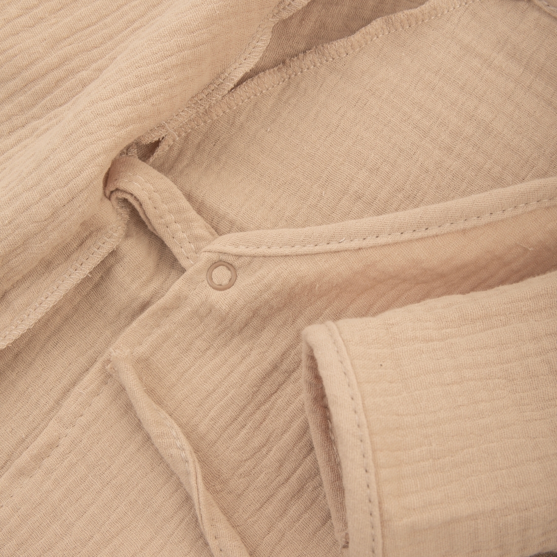 6658314303_optsite208b23b3-e10a-11ee-8617-ec30dbc7644c Пижама летняя для новорожденного Швейная Династия "Муслин",песочный,лето 5