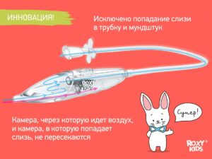 Аспиратор назальный Roxy Kids с мягким наконечником в футляре 14