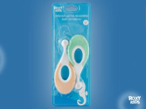 Зубная щетка для детей Roxy Kids Морской конек ультрамягкая, 10000 щетинок, 2шт. 16