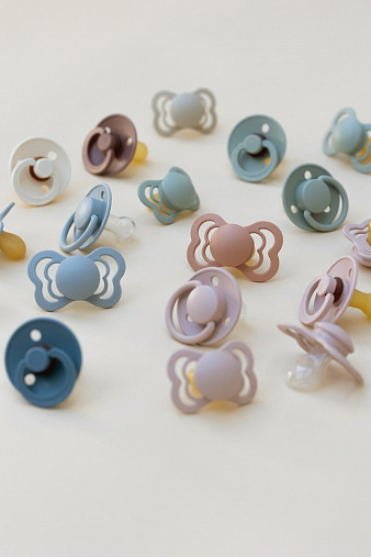 BIBS_SS21_Mixed_min Пустышка латексная BIBS De Lux Latex Olive 0+ мес. 5