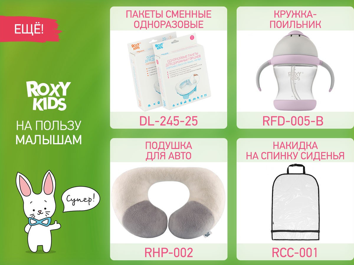 Горшок дорожный Roxy Kids HandyPotty 3в1 16