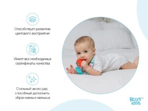 Прорезыватель Roxy Kids на держателе клубничка 17
