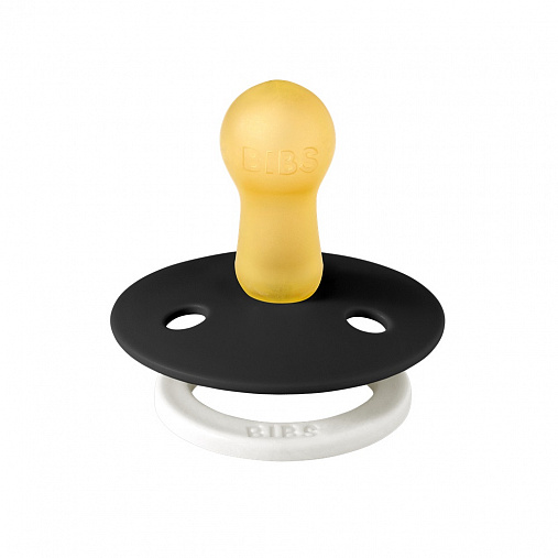 200239_BIBS_COLOUR_BlackGlow_1 Пустышка латексная ночная BIBS Colour Glow - Iron, 6+ мес. 3