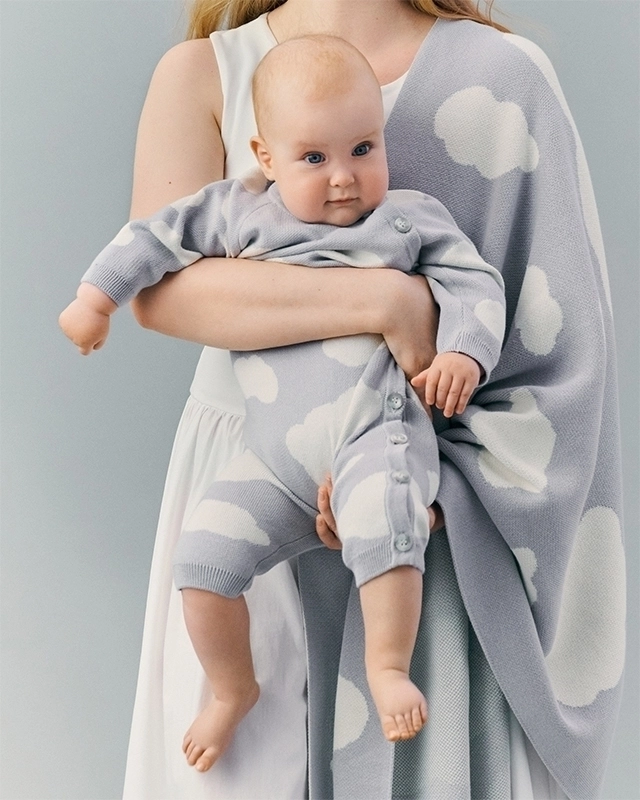 4 (8) Комбинезон детский Loomknits Серый 4