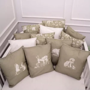 Набор Lappetti для овальной и круглой кроватки 6 предметов Лесная симфония 26