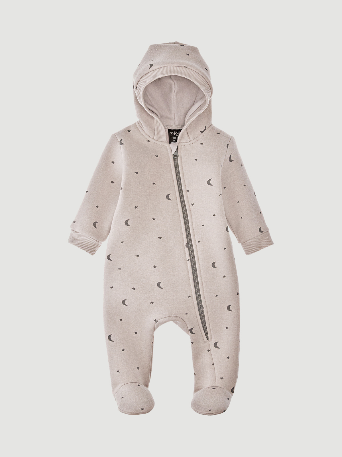8656106_СОВ__1_ (1) Утеплённый комбинезон с капюшоном Mjolk White Sand Moons с закрытой ножкой 1