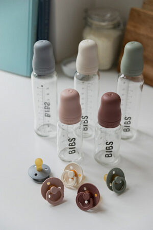 Набор аксессуаров для бутылочки с латексной соской BIBS Bottle Kit 11