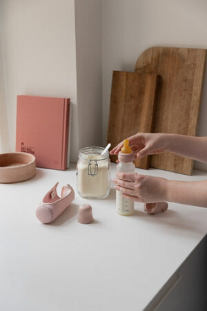 Набор аксессуаров для бутылочки с латексной соской BIBS Bottle Kit 8