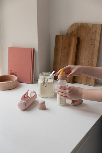 Набор аксессуаров для бутылочки с латексной соской BIBS Bottle Kit 2