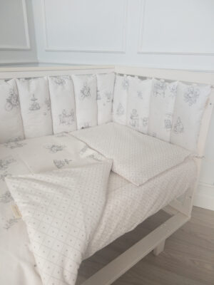 КПБ 6 предметов для прямоугольной кроватки Lappetti "Мышкины каникулы" 6