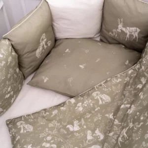 Набор Lappetti для овальной и круглой кроватки 6 предметов Лесная симфония 28