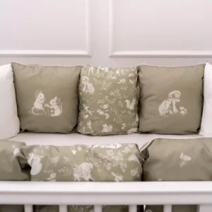 Набор Lappetti для овальной и круглой кроватки 6 предметов Лесная симфония 19