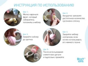 nibler_piggy_mint_9c60408a8c Ниблер Roxy Kids для прикорма с силиконовой сеточкой Piggy 17