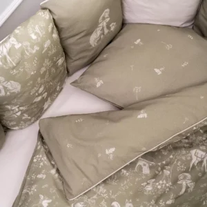 Набор Lappetti для овальной и круглой кроватки 6 предметов Лесная симфония 23