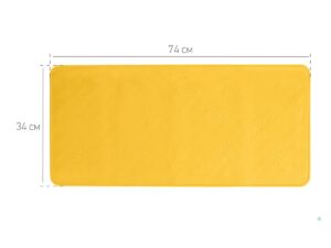 Коврик резиновый для ванны Roxy Kids антискользящий 34х74см 14