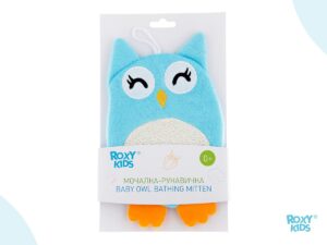 Мочалка-рукавичка Roxy Kids махровая Baby Owl 16