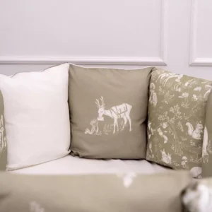 Набор Lappetti для овальной и круглой кроватки 6 предметов Лесная симфония 17