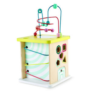 Развивающий куб Hape лабиринт, головоломки 8