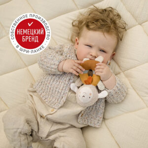 Мягкая погремушка-кольцо FEHN Овечка 10