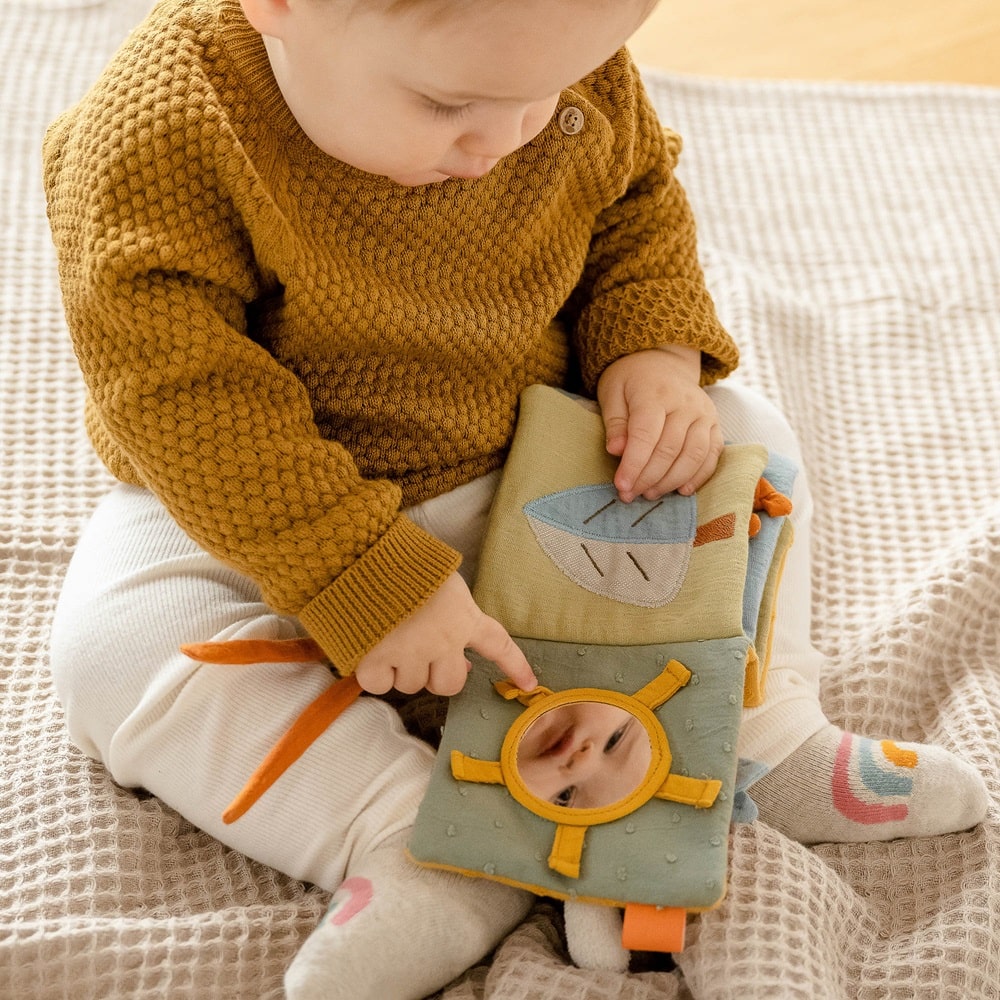 Мягкая игрушка-книжка с подвесом FEHN Овечка 5