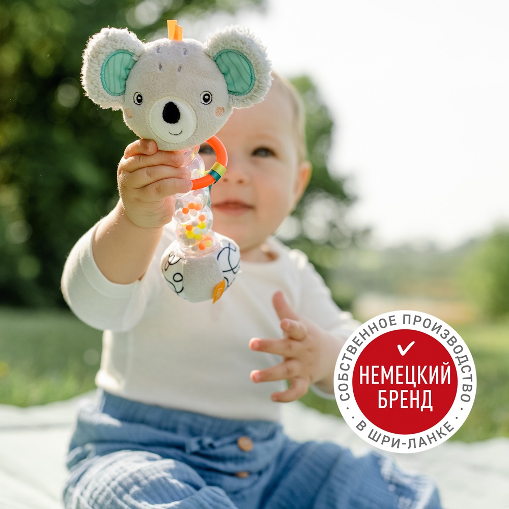Погремушка с пищалкой FEHN Коала 4