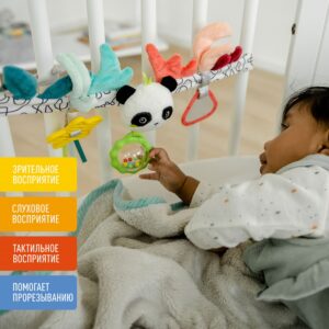 049145_2 Погремушка-растяжка на коляску/кроватку FEHN Панда 8