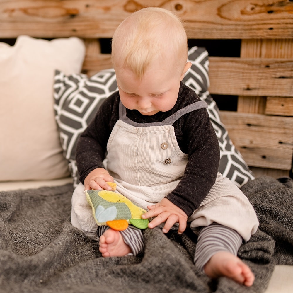 Погремушка с прорезывателями FEHN Вулкан 4