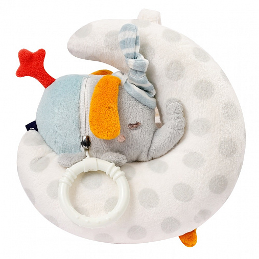 Музыкальная игрушка-подвеска FEHN Слоник на луне, светящаяся в темноте 5