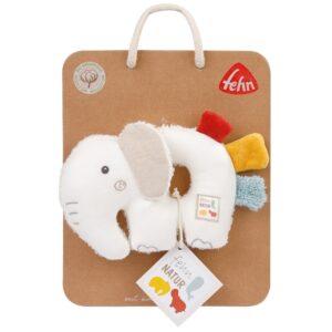Мягкая погремушка-кольцо FEHN Слоник 12