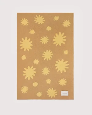 Плед детский Loomknits (80*120) корица цветы 4