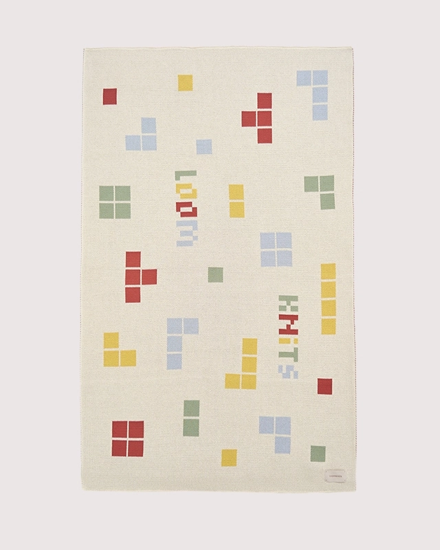 1 (38) Плед детский Loomknits 80х120 Мультиколор кубики LW24 1